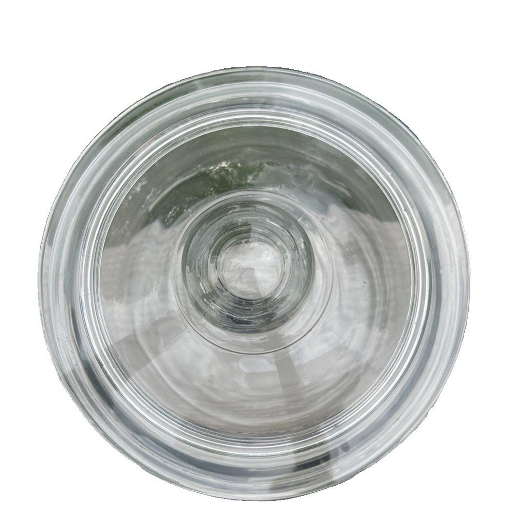 Hans Jurgen Pickles Pickle Jar w/ Lid 7 1/2" Diameter 10" Tall w/ Lid Excellent - Picture 5 of 5